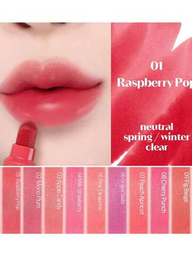ETUDE غلوس الشفاه العزيز #01 توت عليق، غلوس شفاه مرطب طويل الأمد، قلم مكياج شفاه عالي الأداء، سهل الاستخدام بطرف دقيق، نهاية مطفأة كريمية، لا تنتقل، تأثير بقع الساتان، صيغة نباتية، مستحضرات تجميل كورية، 3.5 جرام/0.12 أونصة.