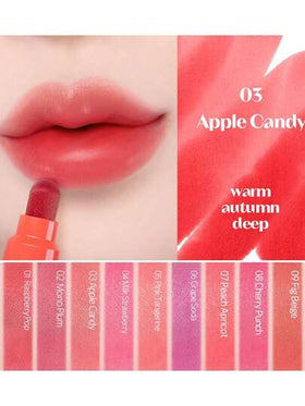 ETUDE غلوس الشفاه العزيز 03 سكر التفاح، غلوس الشفاه المرطب طويل الأمد، قلم تحديد الشفاه عالي كثافة اللون، رأس دقيق للتحديد السهل، نهاية مطفأة مرطبة، رأس دقيق، لا يترك بقع، تأثير لون ساتان، صيغة نباتية، مستحضرات تجميل كورية، 3.5 جرام/0.12 أونصة.
