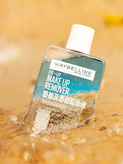 Maybelline منظف عيون وشفاه من مايبيلين - صيغة خالية من الزيوت وخفيفة جدًا، يذيب بسرعة الماسكارا المقاومة للماء والأحمر الشفاه الثابت، لطيف وغير مهيج، يغذي منطقة العين الحساسة، حليب تنظيف مرطب بدون شطف، حجم محمول 100 مل، تنظيف سريع يومي، بدون بقايا، غير...
