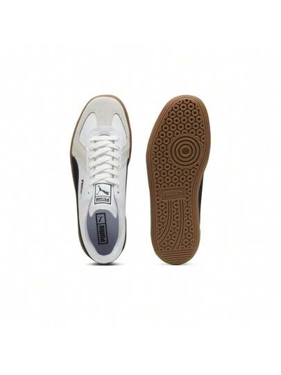 حذاء رياضي PUMA Army Trainer كلاسيكي منخفض الرقبة، للجنسين، أبيض/رمادي/أسود