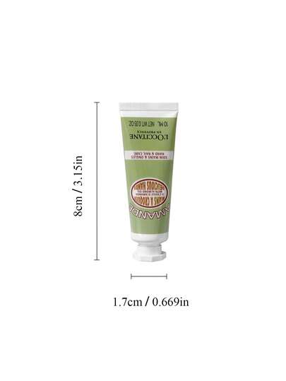 L'Occitane كريم اليد المغذي بالجوز 10مل/0.35 أونصة، مع رائحة الجوز الأخاذة، يرطب ويلين البشرة الجافة بعمق، حجم السفر