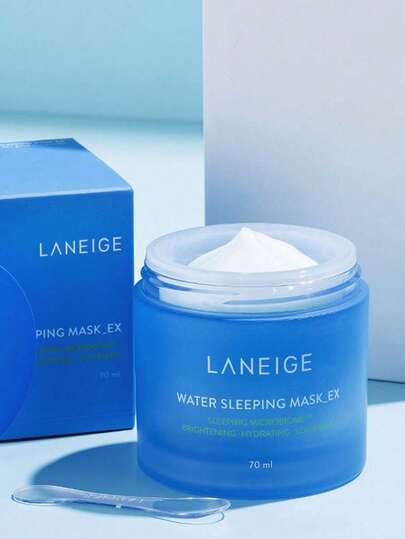 Laneige قناع نوم مرطب 70 مل، ذو قوام جل خفيف وغير لزج، ترطيب ليلي للحصول على بشرة ناعمة ولامعة، مناسب لأنواع البشرة العادية إلى الجافة، 70 مل/2.37 أونصة سائلة