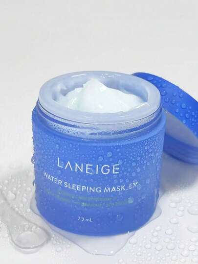 Laneige قناع نوم مرطب 70 مل، ذو قوام جل خفيف وغير لزج، ترطيب ليلي للحصول على بشرة ناعمة ولامعة، مناسب لأنواع البشرة العادية إلى الجافة، 70 مل/2.37 أونصة سائلة