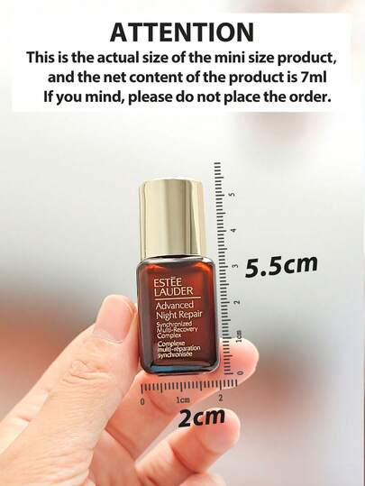 Estée Lauder إستي لودر [ميني] سيروم الوجه المتعافي المتزامن المتقدم ليلاً 7مل / استيقظ بإشراق وقلل بشكل ملحوظ علامات الشيخوخة / سيروم لجميع أنواع البشرة، بما في ذلك البشرة الحساسة / سيروم الوجه مع بيبتيد الليل الحصري، حمض الهيالورونيك وقوة مضادة للأكسدة