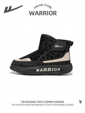 WARRIOR زوج من بوت الثلج الرياضية للرجال، بوت رياضية مبطنة وسميكة