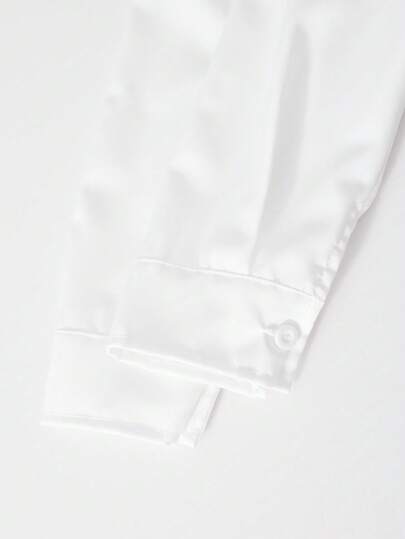SHEIN فستان كاجوال أنيق للبنات المراهقات مزين بياقة اللؤلؤ، مناسب للتنقل والمدرسة والخروجات والتجمعات، ويمكن ارتداؤه مع معاطف وجاكيتات وسترات رياضية