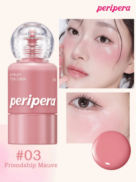 Peripera كريم أحمر الخدود السائل من كوريا الجمالية، ذو تأثير مكياج مشرق ومبلل طوال اليوم، بملمس ناعم حريري، إنهاء طبيعي مشرق، صيغة كريمية للاستخدام اليومي
