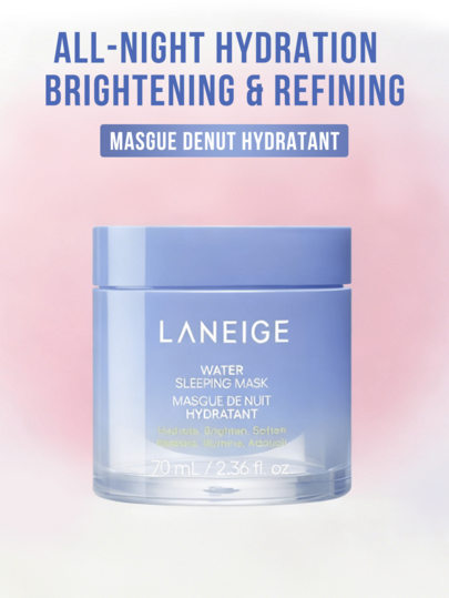 Laneige قناع نوم مرطب 70 مل/2.36 أونصة سائلة - الأكثر مبيعًا، يعزز البشرة ويصفي البشرة بنسبة 96.77% | مستخلص خميرة نباتية مُحمي بالبراءة، يُصلح حاجز البشرة ليلاً | ترطيب عميق، يترك البشرة ناعمة ونضرة | صيغة بدون شطف، سهلة الحمل، يهدئ البشرة التالفة من الش