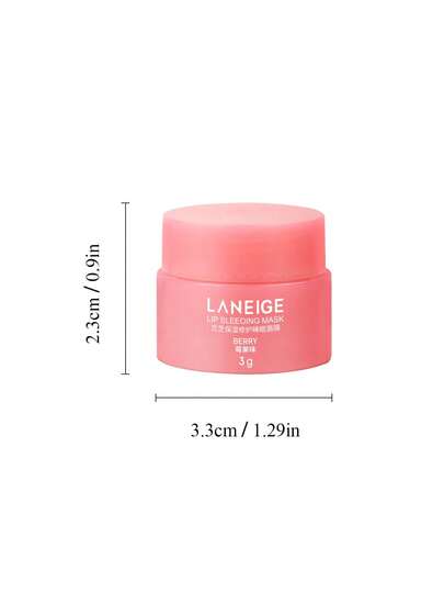 Laneige قناع النوم للشفاه - 3 جرام/0.10 أونصة، العناية بالشفاه أثناء النوم، مرطب ومغذي، يجعل الشفاه ناعمة ونابضة بالحياة، يزيل الجلد الميت، يقلل من خطوط الشفاه، ترطيب عميق - حجم السفر