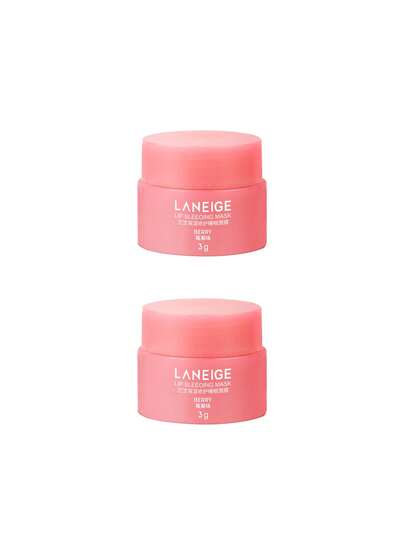 Laneige قناع النوم للشفاه - 3 جرام/0.10 أونصة، العناية بالشفاه أثناء النوم، مرطب ومغذي، يجعل الشفاه ناعمة ونابضة بالحياة، يزيل الجلد الميت، يقلل من خطوط الشفاه، ترطيب عميق - حجم السفر