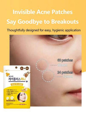 Olive Young 1 قطعة من بقع علاج الحبوب من Care Plus، بقع حبوب غير مرئية، بقع حبوب هيدروكولويد، صيغة كورية، تغطي بفعالية الحبوب والبثور والعيوب، مناسبة للبشرة والوجه المشكلة، مقاومة للماء والعرق، كما تغطي ندبات الحبوب، بقع الحبوب الطارئة