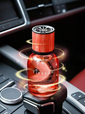 1 قطعة معطر هواء السيارة الفاخر - مزيج نباتي طبيعي من الزيوت الأساسية، زجاجة ملونة للعطور العلاجية، رائحة منعشة طويلة الأمد، هدية مثالية لأعياد الميلاد والمناسبات، مناسب لإزالة روائح السيارة/المنزل/الفندق.
