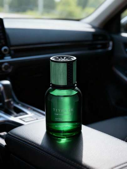 1 قطعة معطر هواء السيارة الفاخر - مزيج نباتي طبيعي من الزيوت الأساسية، زجاجة ملونة للعطور العلاجية، رائحة منعشة طويلة الأمد، هدية مثالية لأعياد الميلاد والمناسبات، مناسب لإزالة روائح السيارة/المنزل/الفندق.