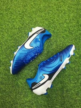 حذاء كرة القدم Nike Tiempo Legend 10 للرجال خفيف الوزن ومريح وعالي الأداء™ باللون الأزرق (عشب صناعي/طبيعي)