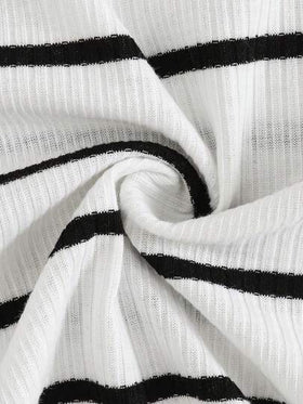 SHEIN طقم تي شيرت بأكمام طويلة وبنطلون كاجوال للأطفال الصبيان، خريفي