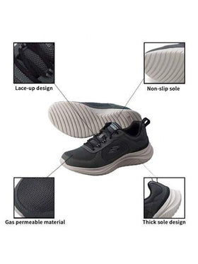 Skechers أحذية رياضية كاجوال للرجال FLECTION 3.0 ذات ربطة، أحذية جري ماصة للصدمات للجري والسفر والاستخدام اليومي الخارجي، 8790357
