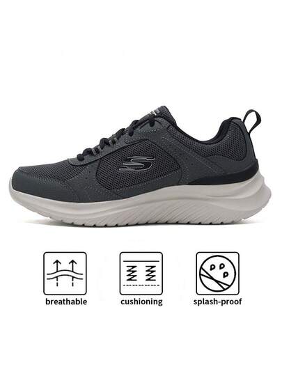 Skechers أحذية رياضية كاجوال للرجال FLECTION 3.0 ذات ربطة، أحذية جري ماصة للصدمات للجري والسفر والاستخدام اليومي الخارجي، 8790357