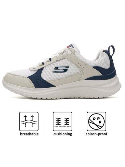 Skechers أحذية رياضية كاجوال للرجال FLECTION 3.0 ذات ربطات، أحذية جري ماصة للصدمات للجري والسفر والاستخدام اليومي الخارجي الكاجوال