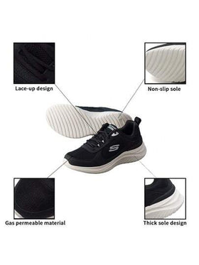 Skechers أحذية رياضية كاجوال للرجال FLECTION 3.0 ذات رباط، أحذية جري ماصة للصدمات للجري والسفر والاستخدام اليومي الخارجي، 8790357