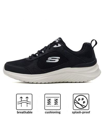 Skechers أحذية رياضية كاجوال للرجال FLECTION 3.0 ذات رباط، أحذية جري ماصة للصدمات للجري والسفر والاستخدام اليومي الخارجي، 8790357