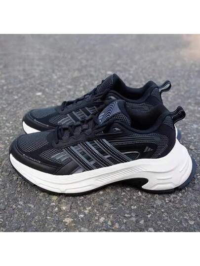 Adidas أحذية رياضية كاجوال خفيفة الوزن عصرية، أحذية جري قابلة للتنفس
