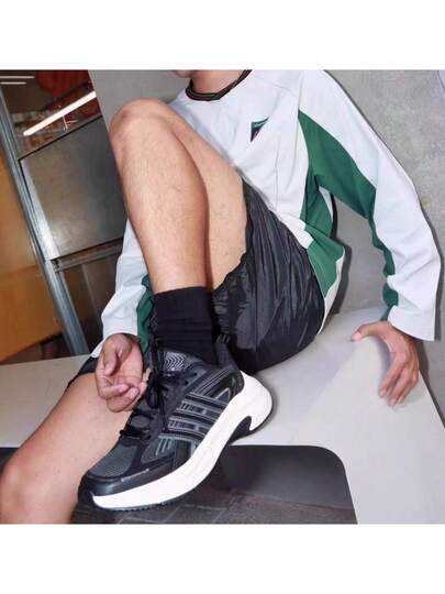 Adidas أحذية رياضية كاجوال خفيفة الوزن عصرية، أحذية جري قابلة للتنفس