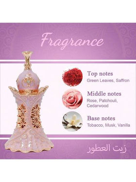 زيت عطري نقي 5 مل، عود الصندل والورد العربي، عطر طويل الأمد لمدة 12 ساعة، زيت عطري أساسي بدون لهب لتنقية الهواء المنزلي، له تأثير على الاسترخاء والإنعاش العقلي، سلسلة عالية الجودة والمستوى، مناسب للهدايا