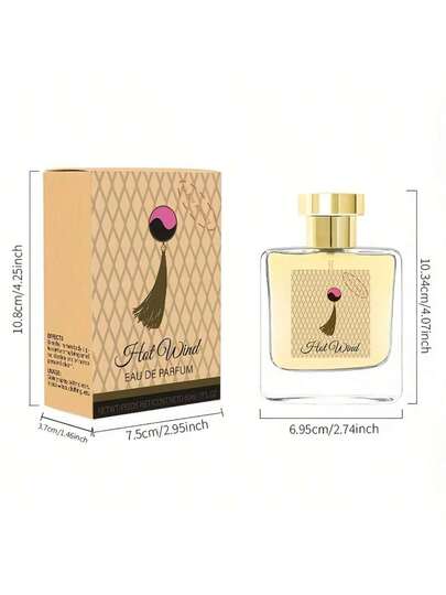 زجاجة عطر 50 مل للسيدة البعيدة، معطر هواء، روائح دائمة من الحمضيات والمسك والفانيليا والياسمين والورد والأرز، زجاجة مزينة بالذهب مع غطاء أسود، رائحة فاخرة مناسبة للاستخدام اليومي والحفلات والمناسبات الخاصة، هدية مثالية للنساء، عطر صغير دائم الرائحة