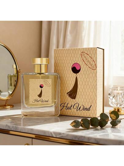 زجاجة عطر 50 مل للسيدة البعيدة، معطر هواء، روائح دائمة من الحمضيات والمسك والفانيليا والياسمين والورد والأرز، زجاجة مزينة بالذهب مع غطاء أسود، رائحة فاخرة مناسبة للاستخدام اليومي والحفلات والمناسبات الخاصة، هدية مثالية للنساء، عطر صغير دائم الرائحة