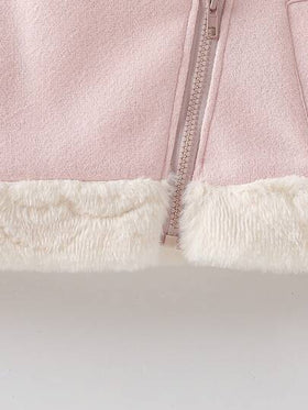 Elladie kids معطف كاجوال ملون للفتاة الصغيرة، خريف/شتاء