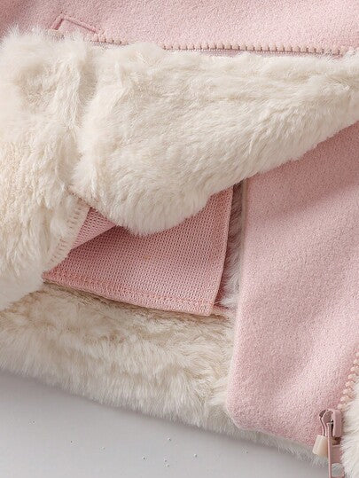 Elladie kids معطف كاجوال ملون للفتاة الصغيرة، خريف/شتاء