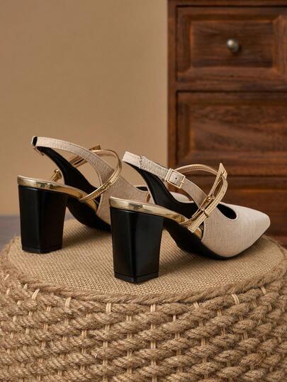 WHDXY حذاء كعب كعب سميك مربعة الأصبع أنيقة بطول 7 سم، بلون قشري لامع، مناسبة للحفلات والمناسبات والزفاف والارتداء اليومي
