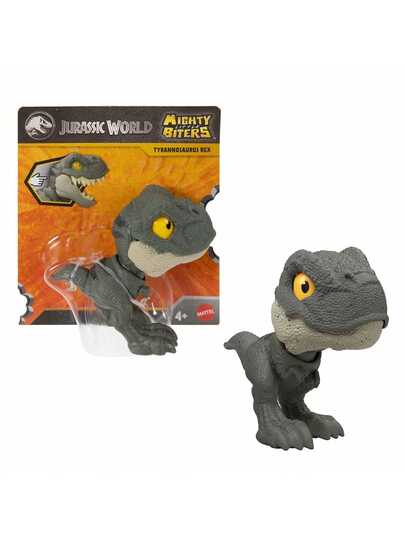 Mattel ألعاب ديناصورات صغيرة من عالم الديناصورات، قابلة للعض، تغيير العين، نماذج ديناصورات قابلة للجمع، مناسبة للأطفال من 3 إلى 8 سنوات من الجنسين، يمكن استخدامها كحشوات لبيض عيد الفصح، كذلك مناسبة كهدايا لعيد الميلاد والشكر وغيرها