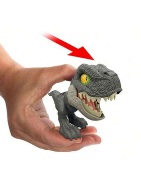 Mattel ألعاب ديناصورات صغيرة من عالم الديناصورات، قابلة للعض، تغيير العين، نماذج ديناصورات قابلة للجمع، مناسبة للأطفال من 3 إلى 8 سنوات من الجنسين، يمكن استخدامها كحشوات لبيض عيد الفصح، كذلك مناسبة كهدايا لعيد الميلاد والشكر وغيرها