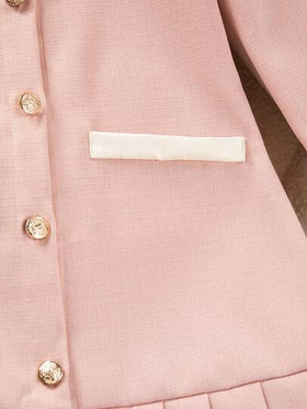 SHEIN فستان أنيق بياقة منقوشة طويل الأكمام مناسب للفتيات المراهقات، مناسب للمدرسة والتنقل والخروج والحفلات والتسوق، ويمكن ارتداؤه مع جاكيت أو معطف أو معطف مبطن