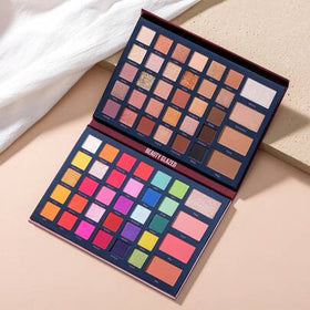 beauty glazed 68 لون ظلال عيون بألوان مطفأة ولامعة، عالية الصبغة، طويلة الأمد، مقاومة للماء
