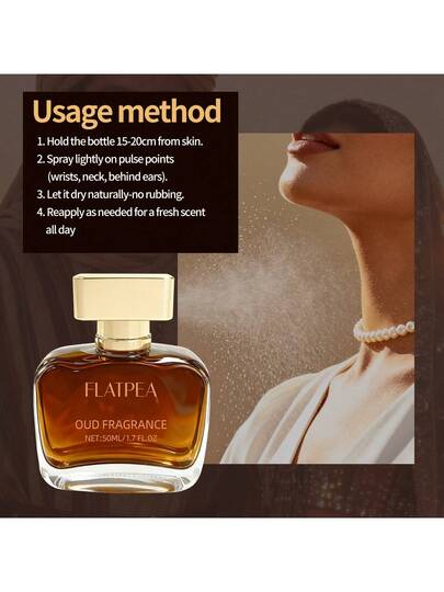 FLATPEA عطر جنتلمان بنكهة الجلد الدافئ بنكهة العرعر والصندل، خالي من الكحول، عطر خشبي طويل الأمد للرجال، مناسب للتنقل اليومي أو اجتماعات العملاء، هدية عملية لعيد الميلاد، حجم 1.7 أونصة