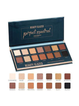 beauty glazed ظلال العيون متعددة الألوان 14 لون، ظلال طويلة الأمد ذات أداء لوني قوي، ذات أبعاد متعددة من الترتر والأنهاء اللؤلؤي والماتي، ظلال بودرة مضغوطة وترتر، مجموعة شاملة من ظلال العيون اللؤلؤية، تجمع بين الترتر والماتي والأنهاء اللؤلؤي