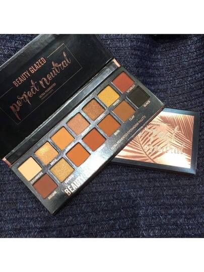 beauty glazed ظلال العيون متعددة الألوان 14 لون، ظلال طويلة الأمد ذات أداء لوني قوي، ذات أبعاد متعددة من الترتر والأنهاء اللؤلؤي والماتي، ظلال بودرة مضغوطة وترتر، مجموعة شاملة من ظلال العيون اللؤلؤية، تجمع بين الترتر والماتي والأنهاء اللؤلؤي