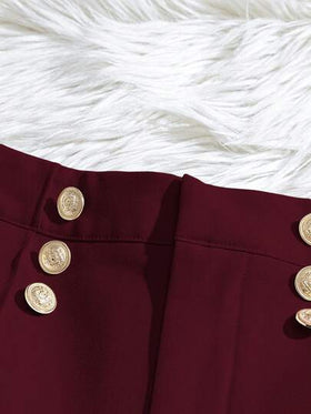SHEIN Clasi شورت نسائي أنيق وعملي بجيوب وتصميم بسيط، لون أحادي، مناسب للربيع والصيف