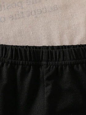 SHEIN طقم جاكيت محبوكة بفيونكة وبنطلون أحادي اللون للأطفال حديثي الولادة للموسم الانتقالي بين الخريف والشتاء