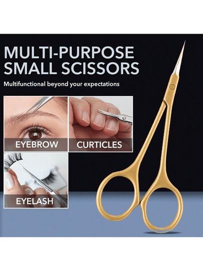 مقص متعدد الوظائف محمول، قاطع بشرة، قاصم بشرة، قاطع أظافر من الفولاذ المقاوم للصدأ، تصميم منحني، مقبض إرجونومي، مناسب للأظافر المتنامية، جلد الأظافر، الأظافر المتشققة، مثالي للعناية اليومية بالجسم والقدمين، الاستخدام المنزلي والسفر - مقص منحني من الفول...