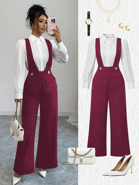SHEIN Elenzya بدلة نسائية أنيقة ذات رقبة على شكل حرف V عميقة وتصميم الخصر من قماش سميك أسود، مناسبة لمناسبات اليوم الوطني، الإثنين السيبراني، هالوين، عيد العزاب، عودة إلى الحفلة المدرسية، حفلة العزاب، العطلات، عيد الميلاد، هالوين، ، كرنفال عيد الميلاد، دي