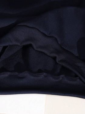 SHEIN مجموعة ملابس كاجوال للفتيات المراهقات، بلوزة بياقة مزيّنة وسحّاب وأكمام طويلة مع بنطال رياضي واسع وفضفاض، بدلة رياضية للارتداء اليومي والتمارين الرياضية