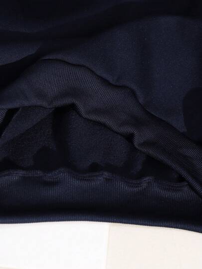 SHEIN مجموعة ملابس كاجوال للفتيات المراهقات، بلوزة بياقة مزيّنة وسحّاب وأكمام طويلة مع بنطال رياضي واسع وفضفاض، بدلة رياضية للارتداء اليومي والتمارين الرياضية