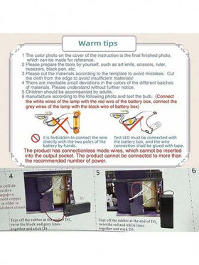 شقتان في دمية منزل مع غطاء الغبار ، غرف نوم وديكور، مجموعة نموذج DIY صنع باليد ، لعبة تركيب الألغاز ثلاثية الأبعاد خشبية ، هدية عيد ميلاد، ديكور الغرفة