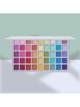 beauty glazed 45 لون ظلال عيون، طقم ظلال عيون مطفي وبراق، مجموعة مساحيق ألوان زاهية للوجه لاستخدامها في الأزياء المسرحية
