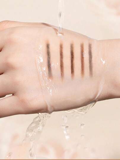 The Face Shop قلم حواجب FMGT، رقم 04 بني داكن، صيغة طويلة الأمد مقاومة للتشويش، عالية التلوين، سهلة الاستخدام، للارتداء طوال اليوم، مستحضرات تجميل كورية، جمال كوري، هدية مكياج كوري، 0.3 جرام/0.01 أونصة