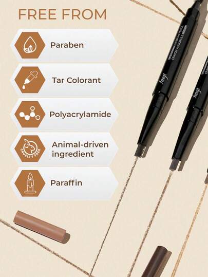 The Face Shop قلم حواجب FMGT، رقم 04 بني داكن، صيغة طويلة الأمد مقاومة للتشويش، عالية التلوين، سهلة الاستخدام، للارتداء طوال اليوم، مستحضرات تجميل كورية، جمال كوري، هدية مكياج كوري، 0.3 جرام/0.01 أونصة