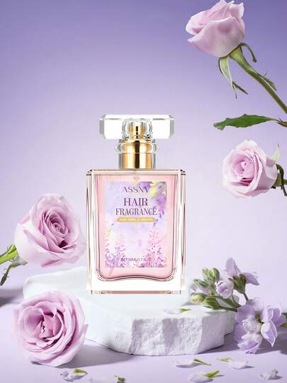 زجاجة عطر نسائي طبيعي طويل الأمد، منعش وجذاب بسعة 50 مل، رذاذ منعش محمول مناسب للحفلات، هدية للصديقة والعائلة والأصدقاء في المناسبات كعيد الميلاد والكريسماس